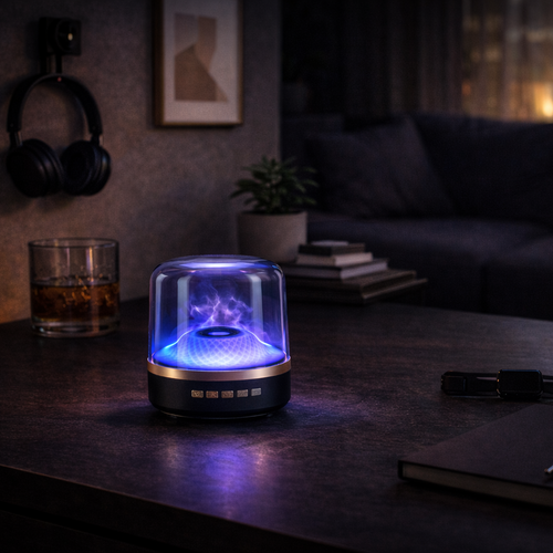 Bluetooth speaker diffuser with ambient glow